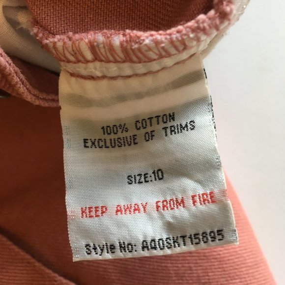 CLOSET CLEAR OUT SALE - Denim mini skirt - pink! - Picture 9 of 9